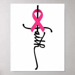 Kor Warrior Survivor Rosa Ribbon Breast Cancer 2 Poster