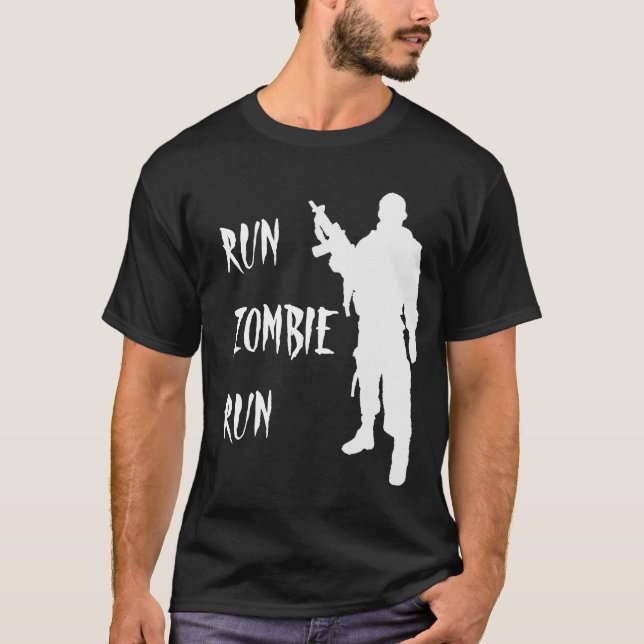 Kör Zombie Kör -Tröja Tee Shirt (Framsida)