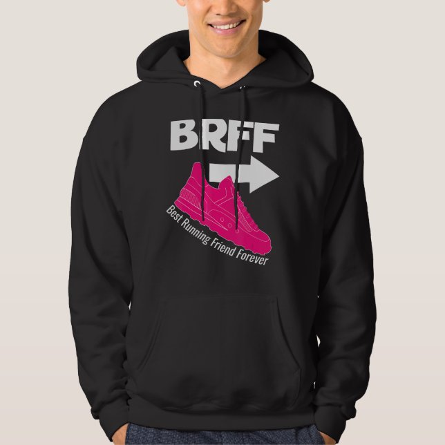 Köra bästa vän för BRFF BFF Sneaker Hoodie (Framsida)