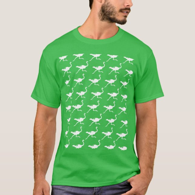Köra Bird Bouquet-vintage T Shirt (Framsida)