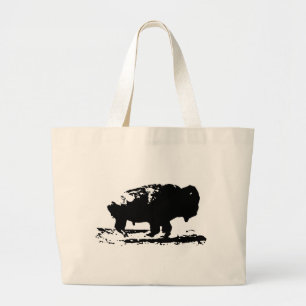 Köra Buffalo Bison Pop Art Jumbo Tygkasse