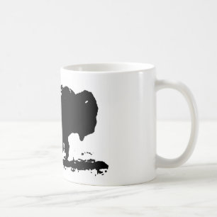 Köra Buffalo Bison Pop Art Kaffemugg