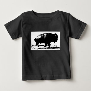 Köra Buffalo Bison Pop Art Tröja