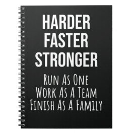 Köra Cross country Idrottsman för Springer i prese Anteckningsbok