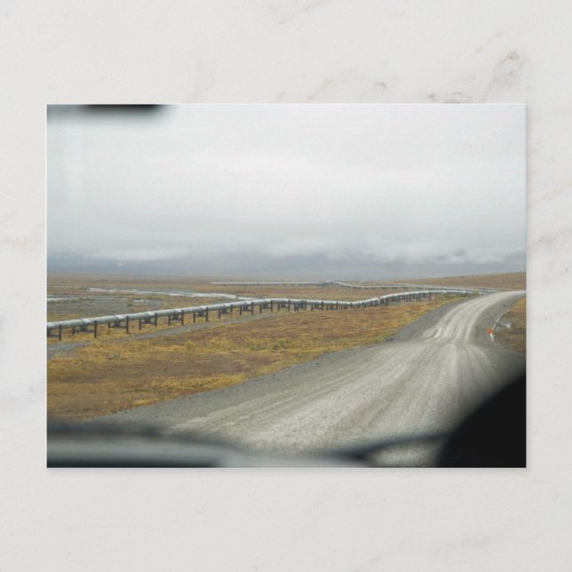 Köra Dalton Highway Vykort (Framsida)