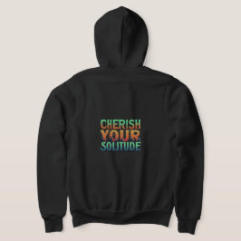 "Köra din ensamhet" Fullt-Zip Hoodie. T-Shirt
