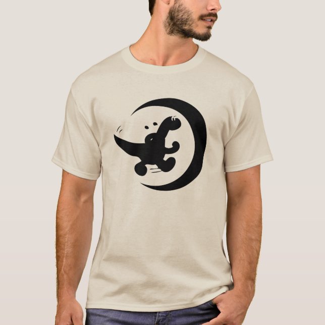 Köra Dinosaur T-shirt (Framsida)