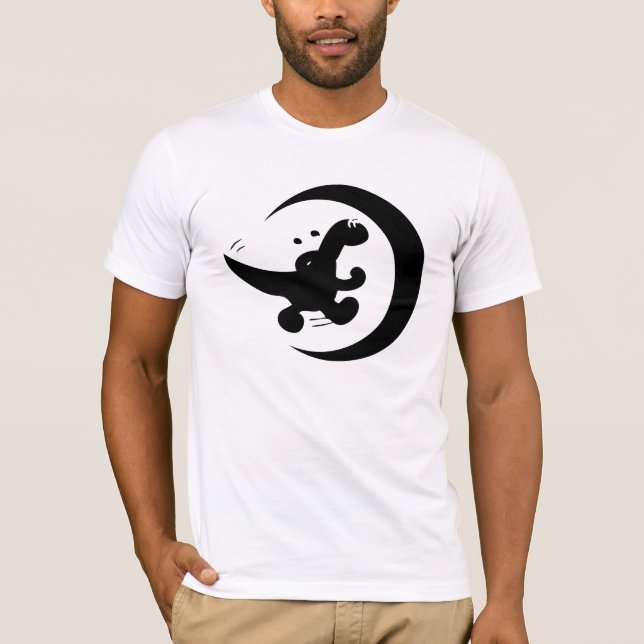 Köra Dinosaur T-shirt (Framsida)