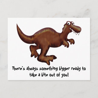 Köra Dinosaur-vykort Vykort