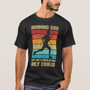 Köra För manar Pappa Vintage Marathon Springer Coa T Shirt