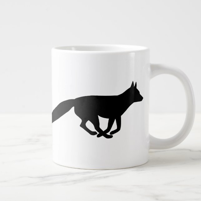 Köra Fox Silhouettes Jumbo Mugg (Höger)