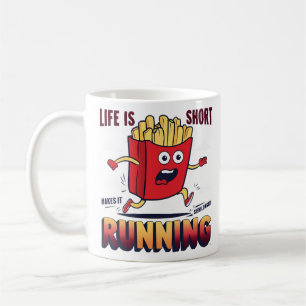 Köra fransk fries kaffemugg