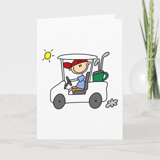 Köra Golf Cart-kortet Kort (Framsida)