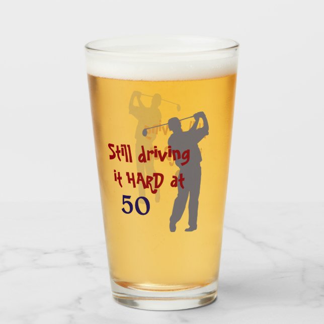 Köra Golf-hårddisk på 50 Glaskopp (Framsida fylld)