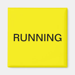 Köra gult dischasher magnet