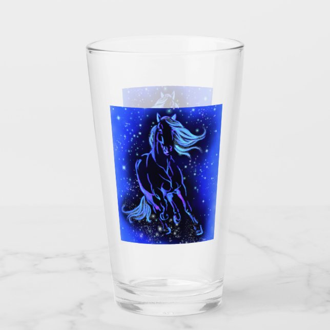 Köra hästglas glaskopp (Framsida)