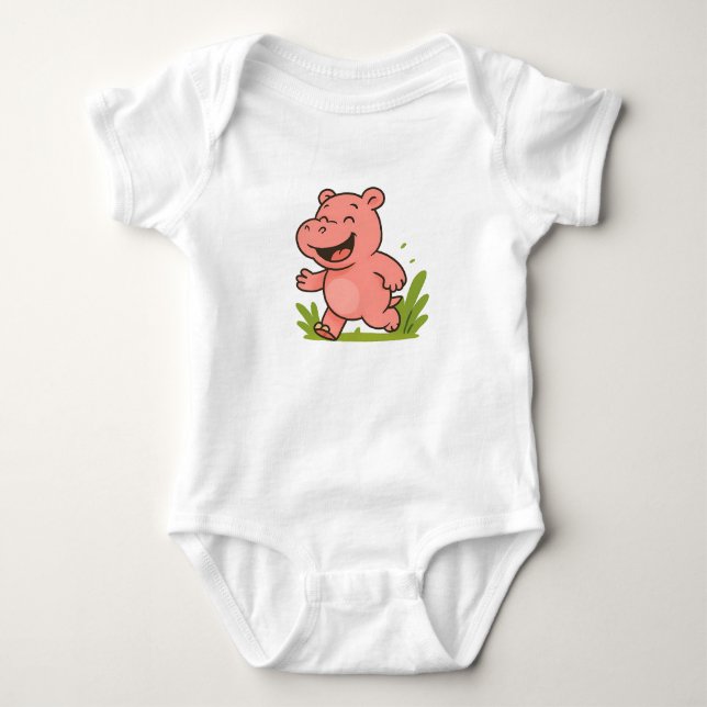 Köra Hippo Kids' Shirt T (Framsida)