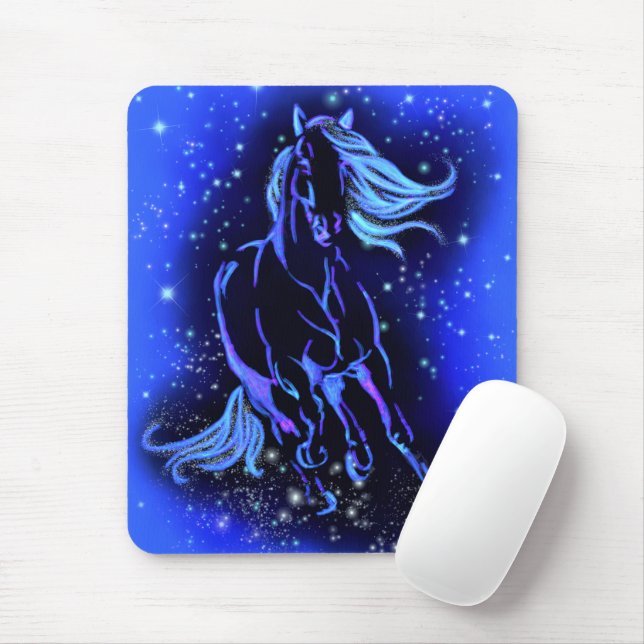 Köra Horse Mouse Pad Musmatta (Med mus)