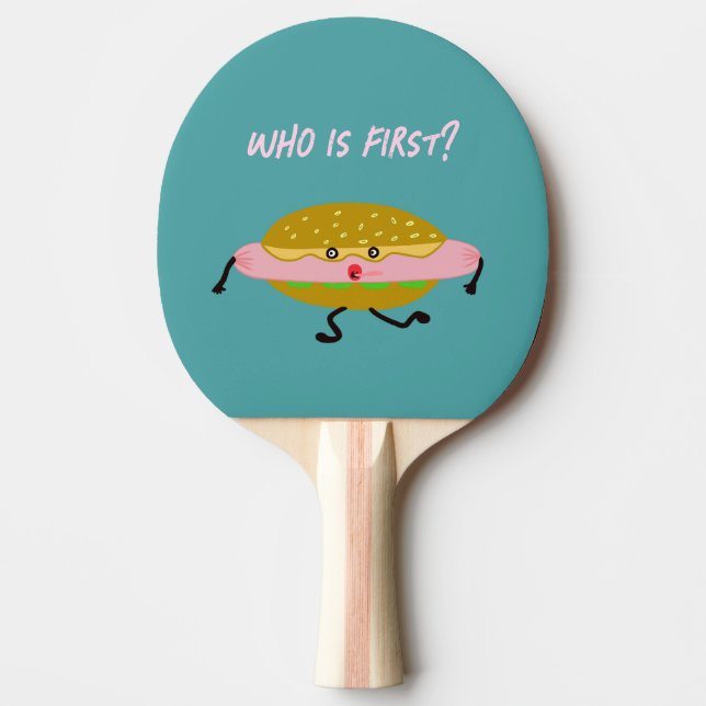 Köra hotdog pingisracket (Framsidan)