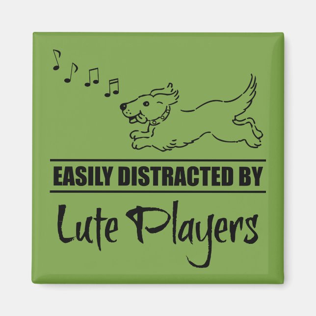 Köra Hund enkelt uppdelat av Lute Players Magnet (Framsidan)