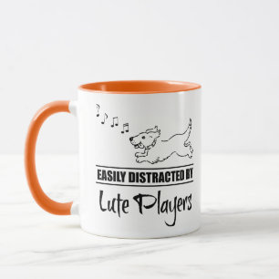 Köra Hund enkelt uppdelat av Lute Players Mugg
