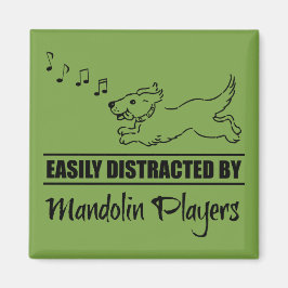 Köra Hund enkelt uppdelat av Mandolin Players Magnet