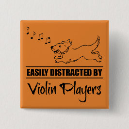 Köra Hund enkelt uppdelat av Violin Players Knapp