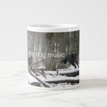 Köra Hund Music Jumbo Mugg