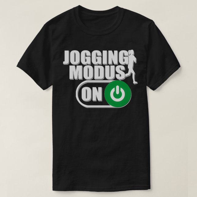 Köra joggande fitness-gåva 1 t shirt (Design framsida)
