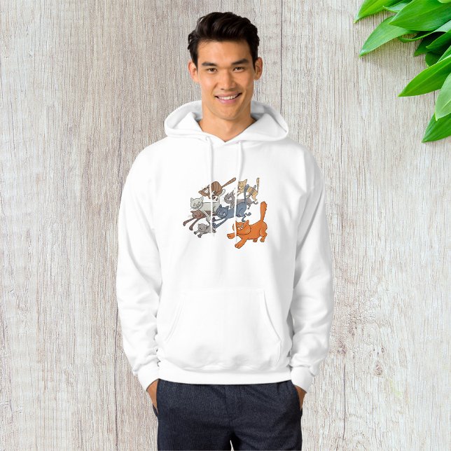 Köra katter hoodie (Skapare uppladdad)
