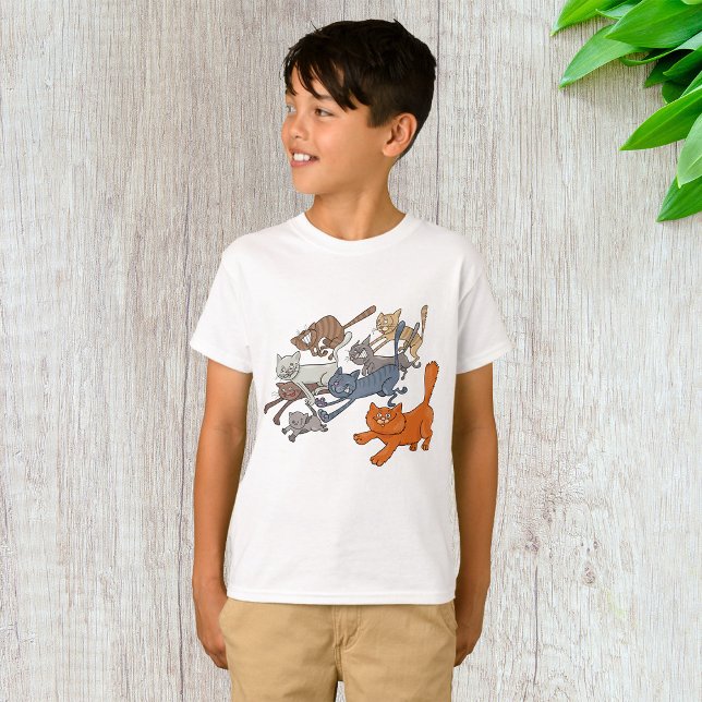 Köra katter t shirt (Skapare uppladdad)
