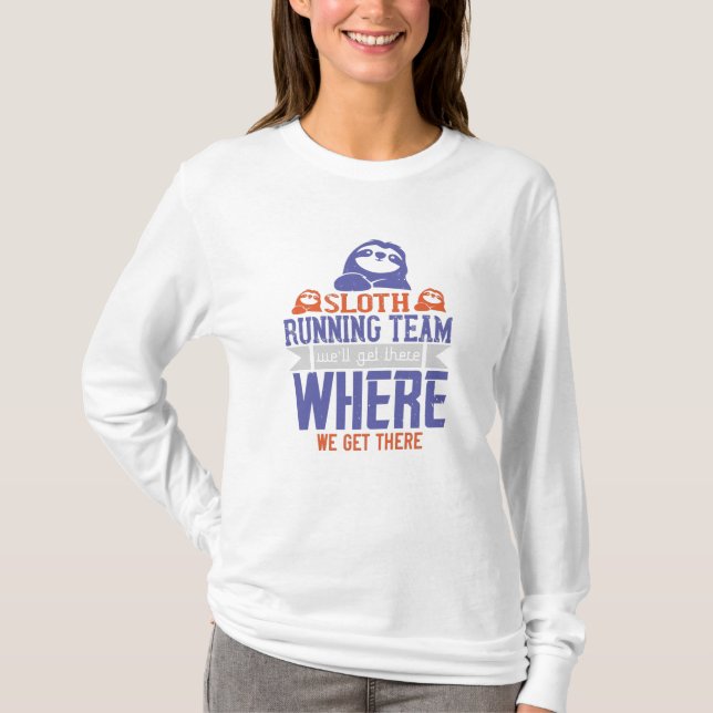 Köra - Långsam körningsgrupp T Shirt (Framsida)