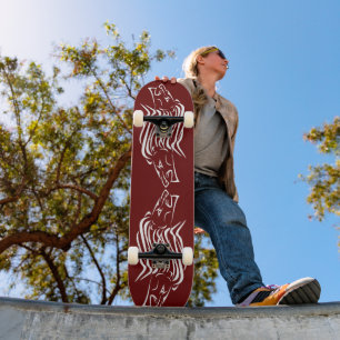 Köra Lejon Skateboard - Anpassningsbar Färg