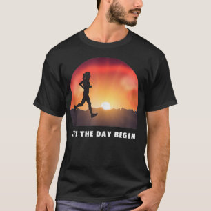 Köra Motivational Gift Runner som säger Marathon I T Shirt