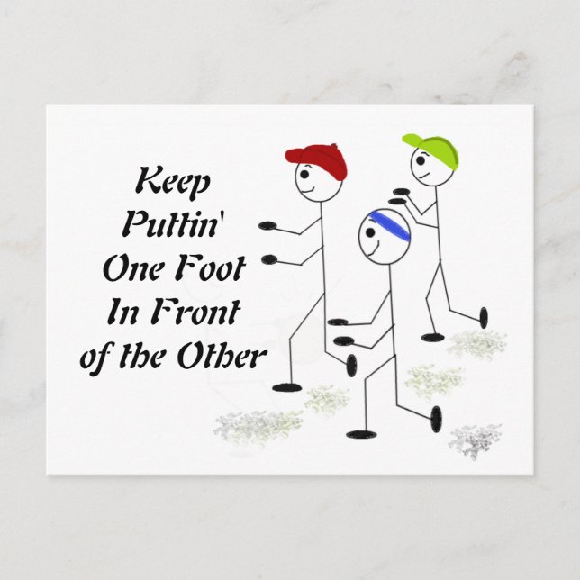 Köra motiverat meddelande vykort (Framsida)