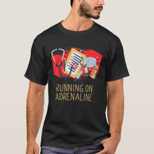 Köra på Adrenaline Medical Staff Frontliner T Shirt