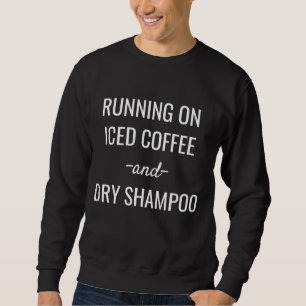 Köra på iserad kaffe och torr Shampografi Lång Ärmad Tröja