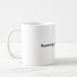 "Köra på kaffe & WiFi" Funny Coffee Mugg