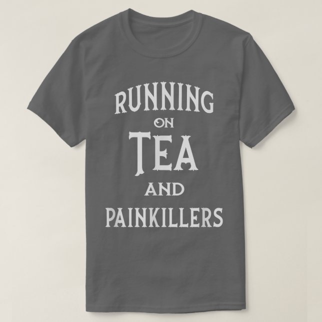 Köra på Tea och Painkillers Cheeky Witch T Shirt (Design framsida)