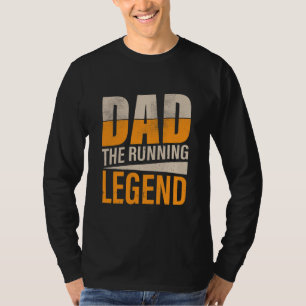 Köra Pappa Motivational Quote Springer Pappa Funn T Shirt