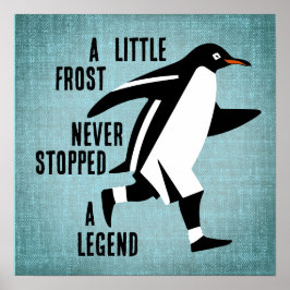 Köra Penguin Motivational Poster