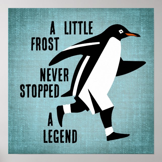 Köra Penguin Motivational Poster (Framsidan)