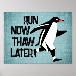 Köra Penguin Motivational Poster