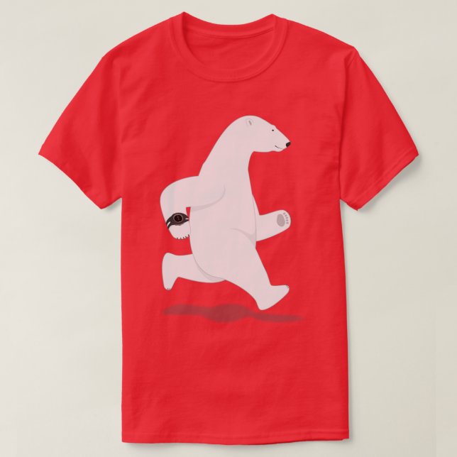 Köra Polar Bear T Shirt (Design framsida)
