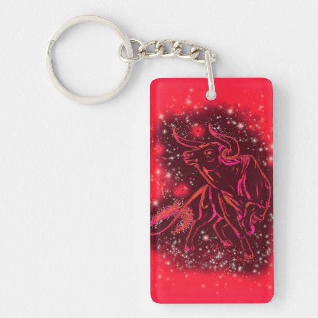 Köra Red Bull Keychain Starry Natt (Framsidan)