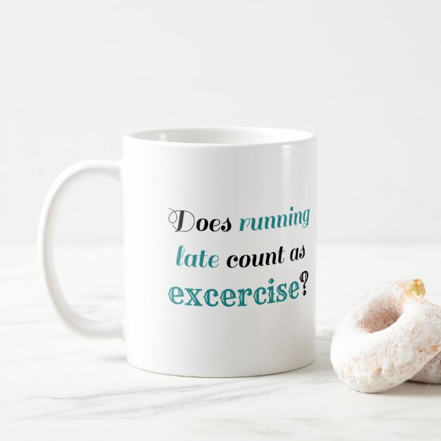 Köra sent övning kaffemugg (Med munk)