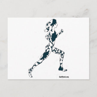 Köra Silhouette - Blommigt Vykort
