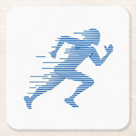 Köra Silhouette-Underlägg Underlägg Papper Kvadrat