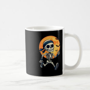 Köra Skeleton Funny Halloween Costume Manar Women Kaffemugg