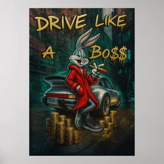 köra som chef poster (Framsidan)